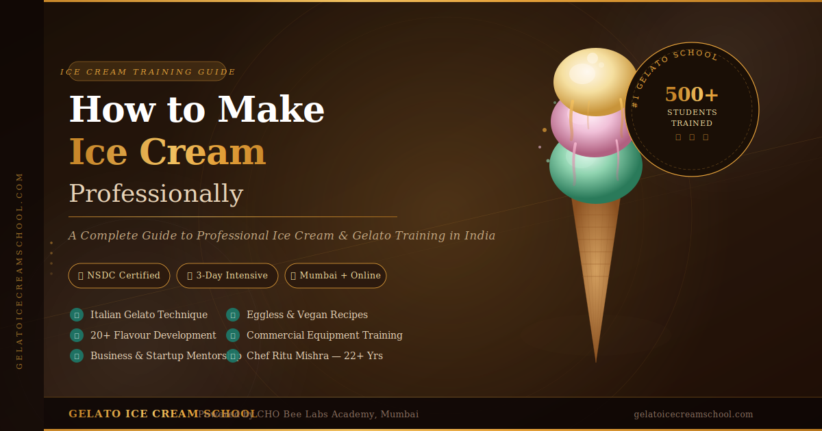 Ice cream making course